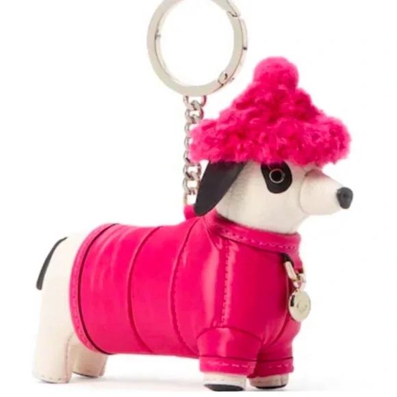NWT Kate Spade New York Claude Festive Dachshund Key Chain